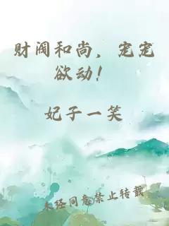 財閥和尚，寵寵欲動！