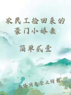 農(nóng)民工撿回來的豪門小嬌妻