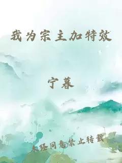 我為宗主加特效