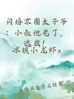 閃婚京圈太子爺：小叔他老了，選我！