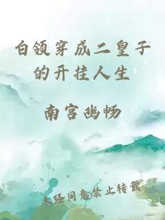 白領(lǐng)穿成二皇子的開掛人生