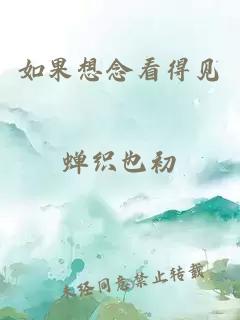 如果想念看得見