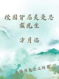 校園背后靈是總裁先生