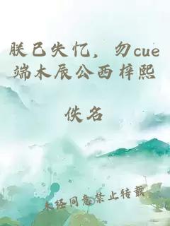 朕已失憶，勿cue端木辰公西梓熙