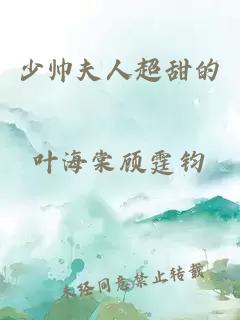 少帥夫人超甜的