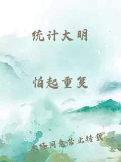 統(tǒng)計大明