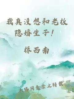 我真沒(méi)想和老板隱婚生子！