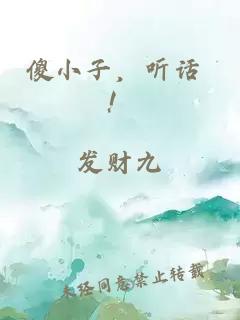 傻小子，聽話 ！