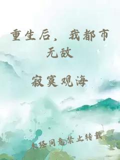 重生后，我都市無敵