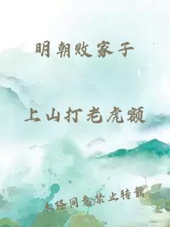明朝敗家子