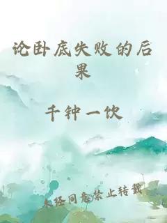 論臥底失敗的后果